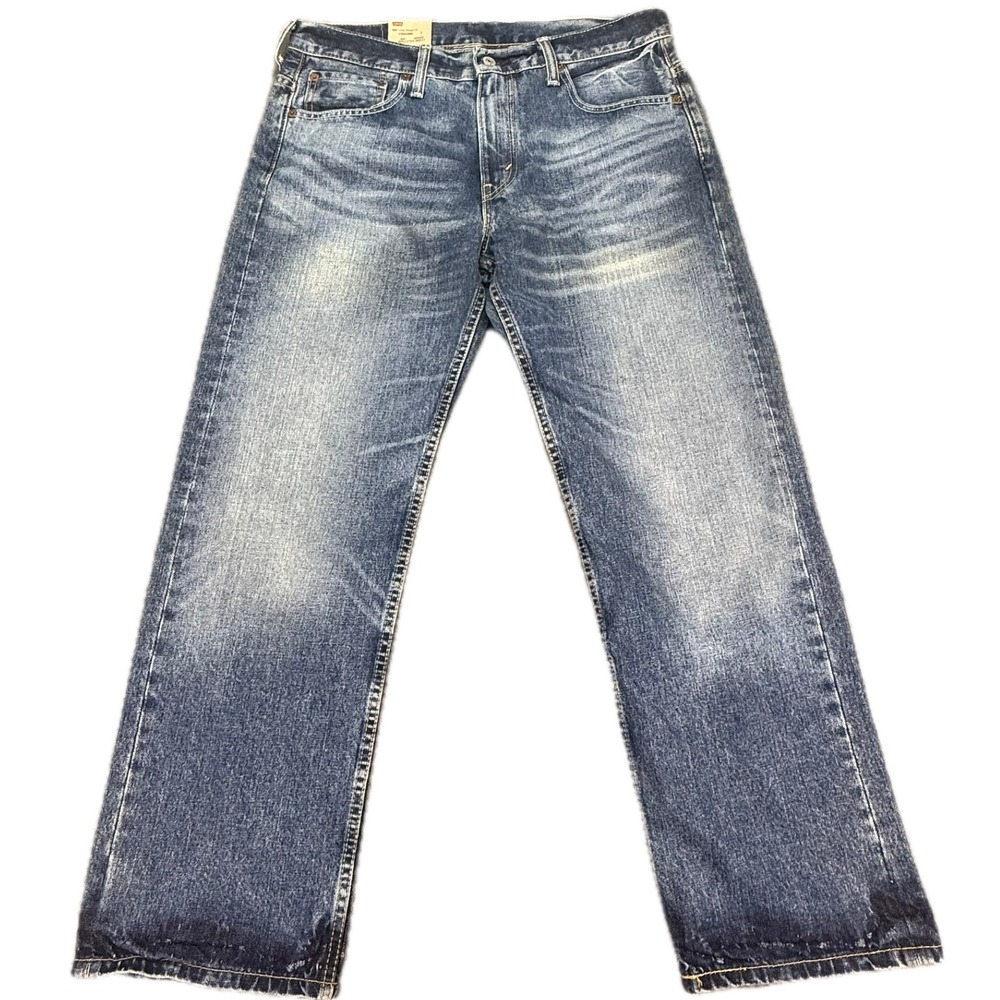 Levis 569 Loose Straight Fit Jeans Mens 32x30 Blue Medium Wash Denim 00569-0196